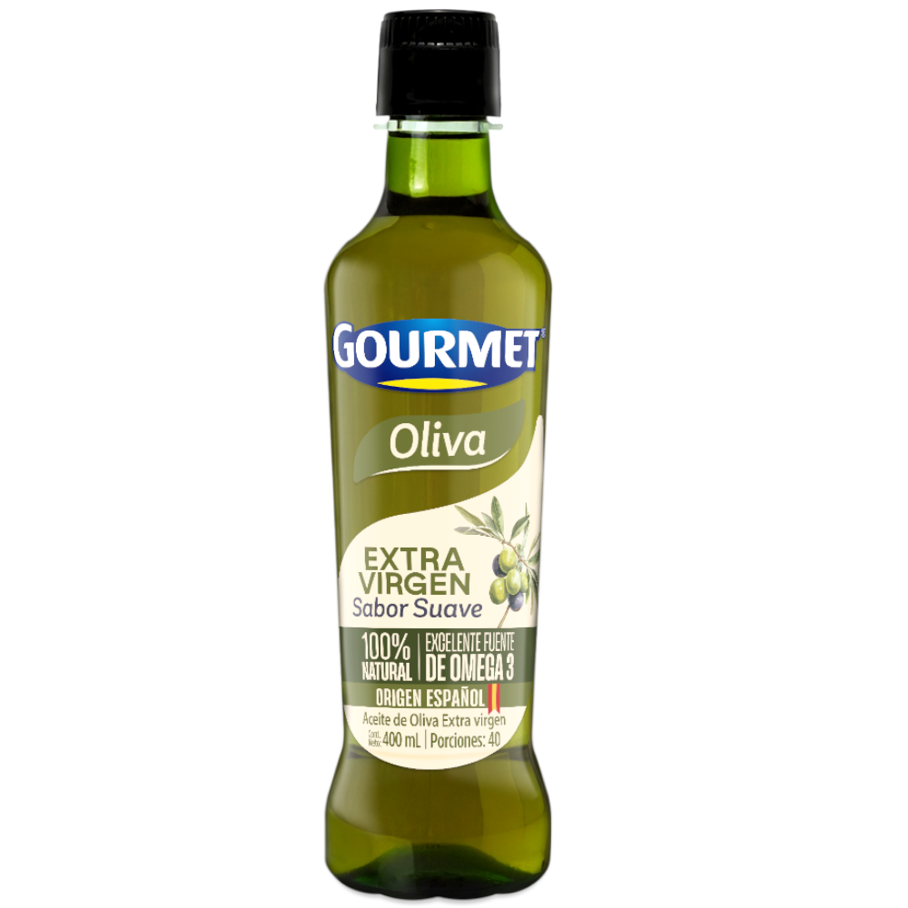 Aceite Oliva Gourmet Extra Virgen Sabor Suave 400Ml
