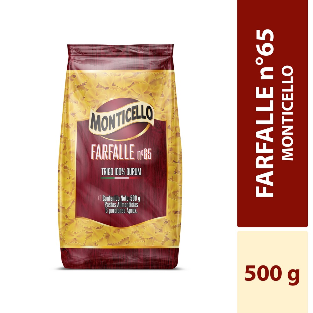 Farfalle N°65 Monticello 500Gr