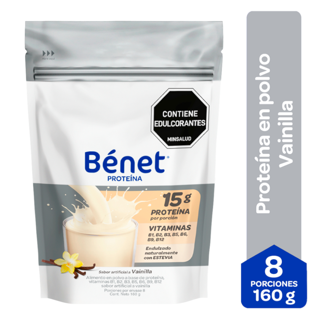 Proteína Bénet Vainilla Doypack 160Gr