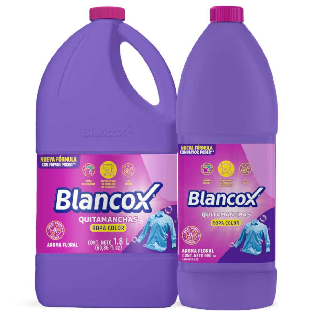 Blancox Desmanchador Ropa Color 1800Ml + 900Ml