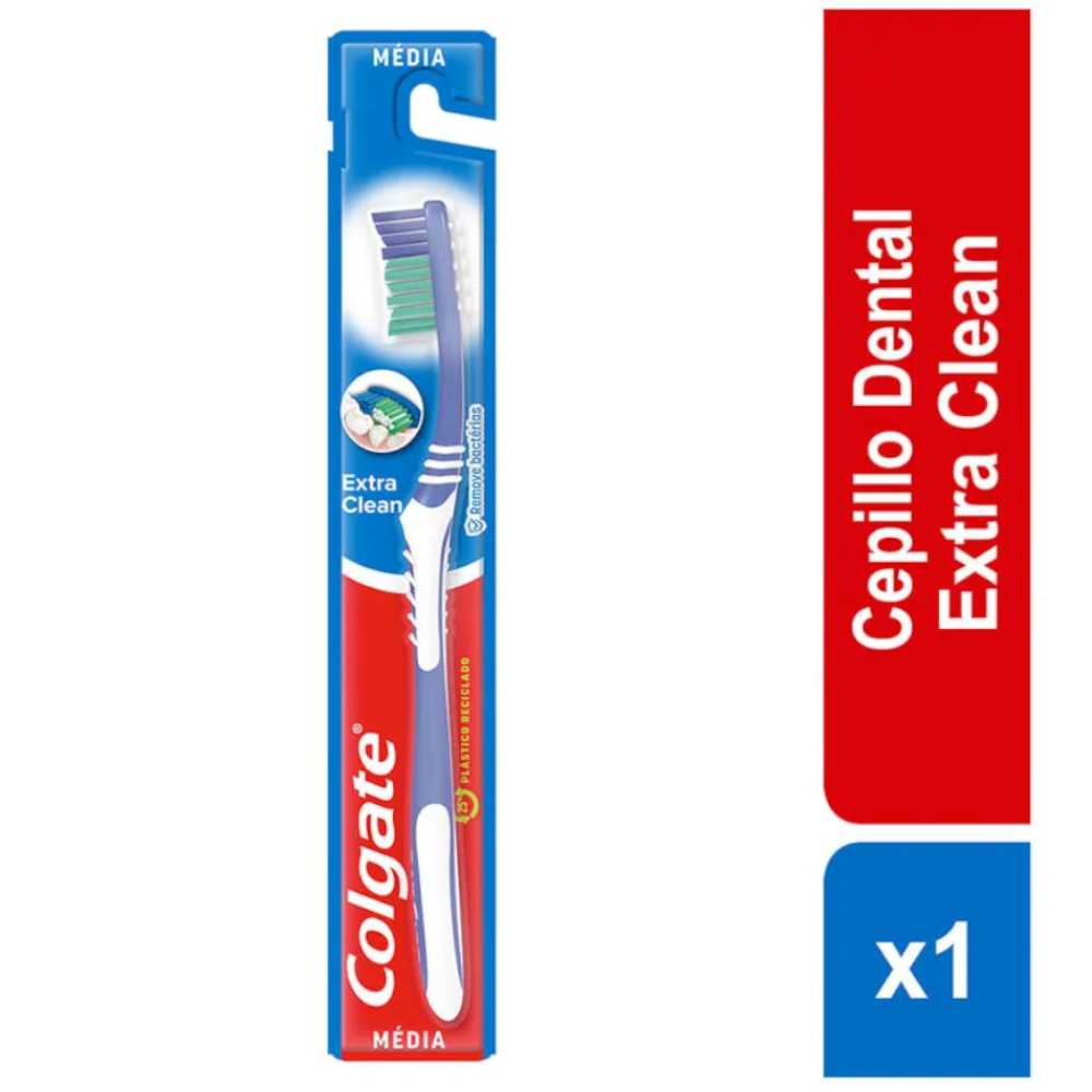 Cepillo Dental Colgate Extra Clean Duro 1 Unidad
