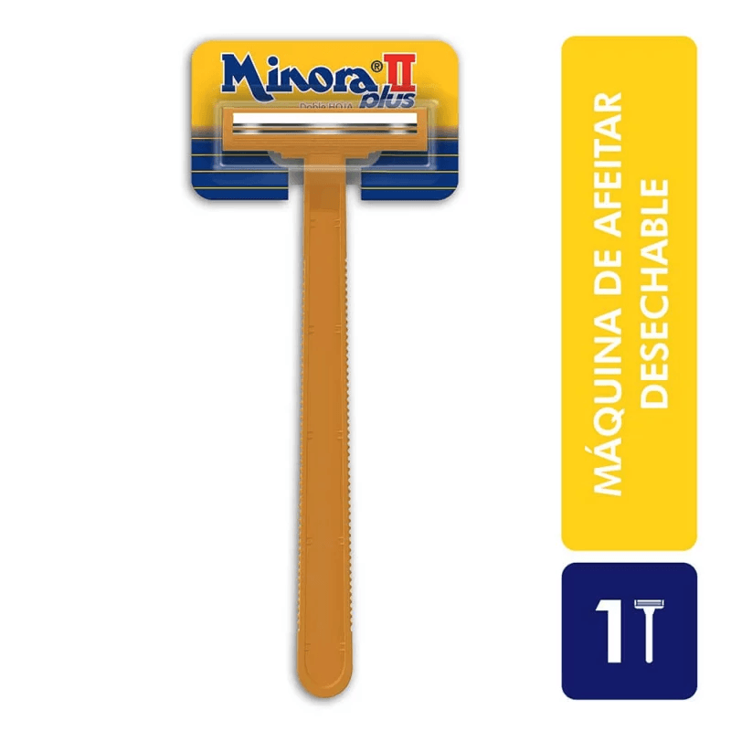 Máquina De Afeitar Prestobarba Minora II Plus 1 Unidad