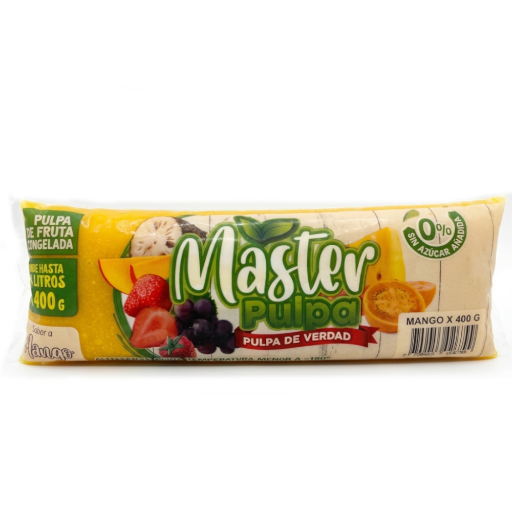 Pulpa De Fruta Master Pulpa Mango 400Gr