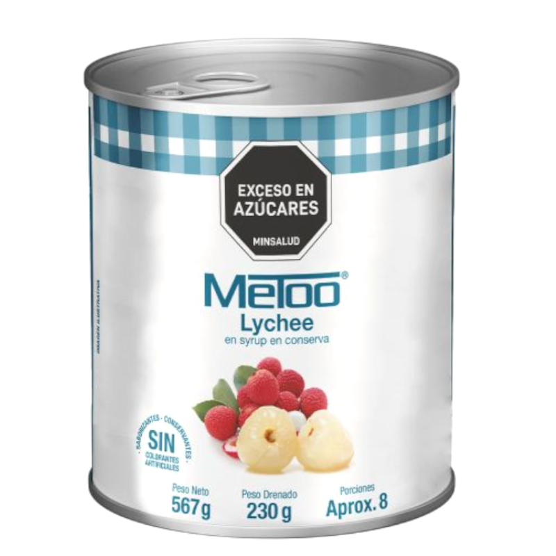 Lychee En Almibar Metoo Lata 567Gr