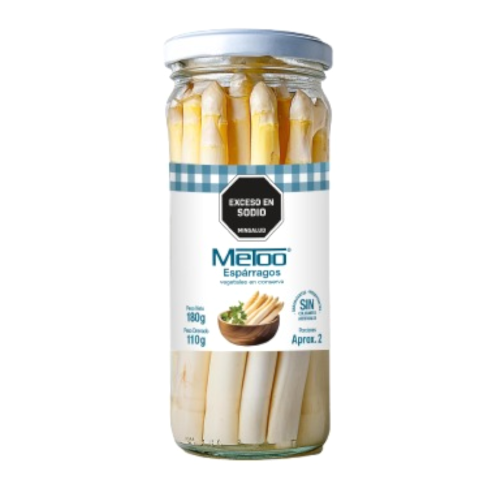 Espárragos Metoo Frasco 180Gr