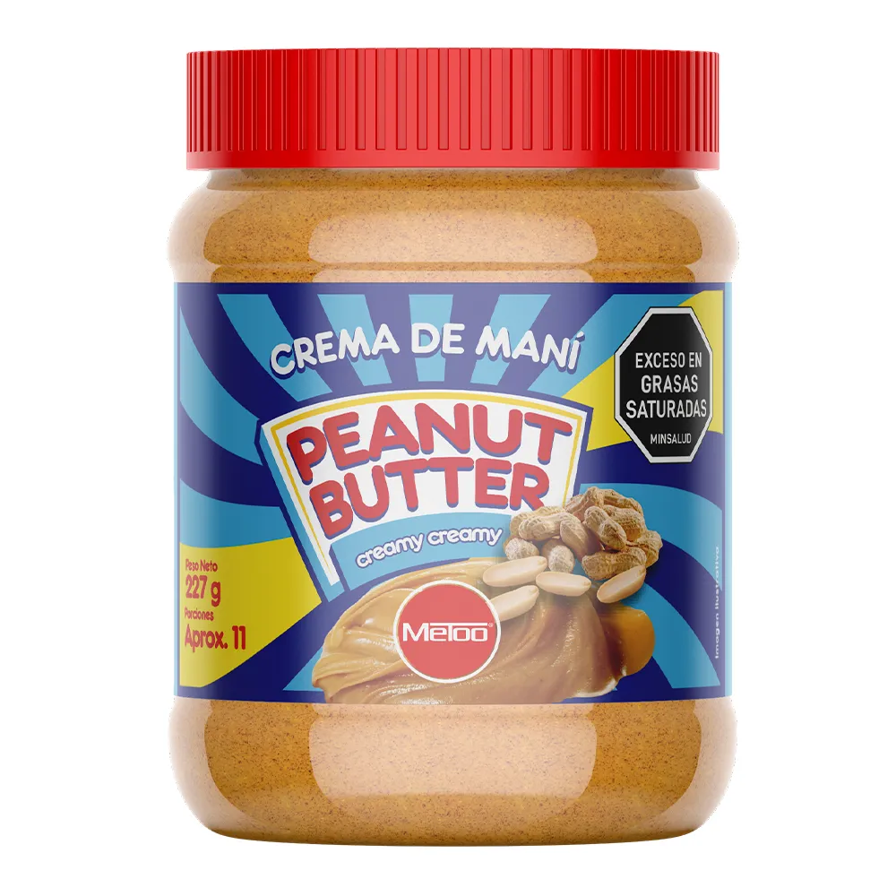 Crema De Maní Metoo 227Gr