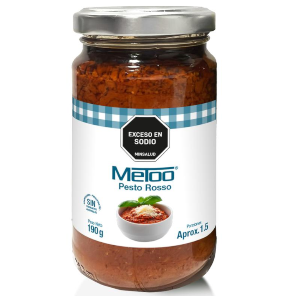 Pesto  Rosso Metoo Frasco 190Gr