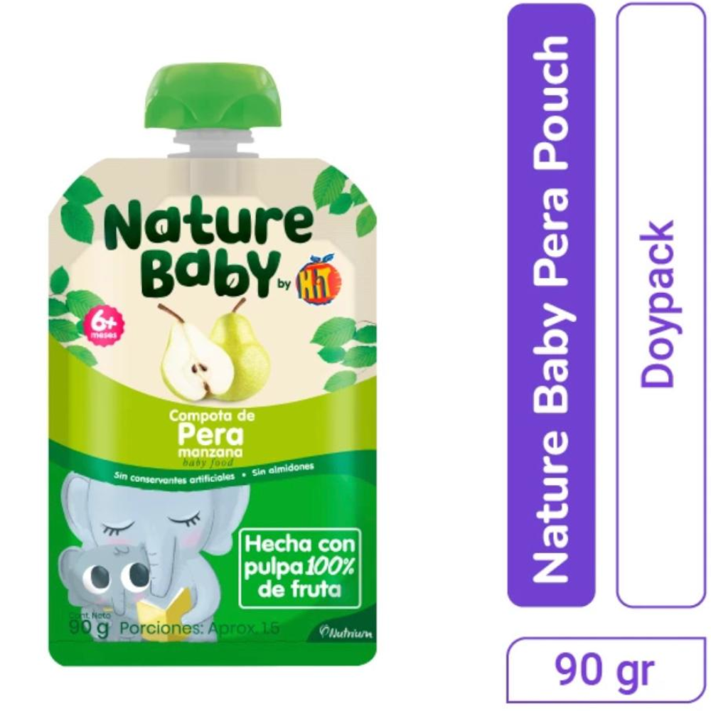 Compota De Pera Nature Baby Hit 90Gr