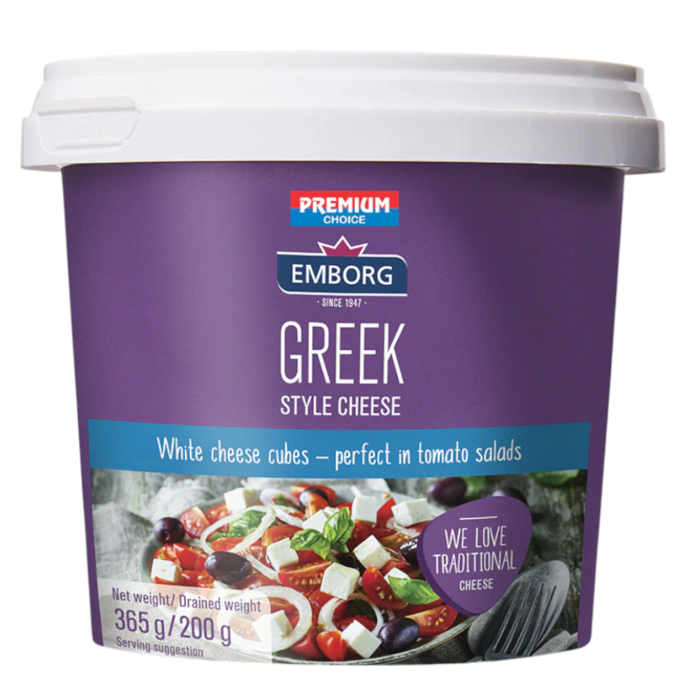 Queso Emborg Estilo Griego En Cubos  Salmuera 200Gr