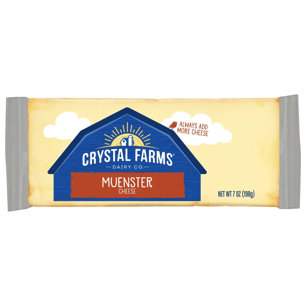 Queso Muenster Cheese Crystal Farms 198Gr