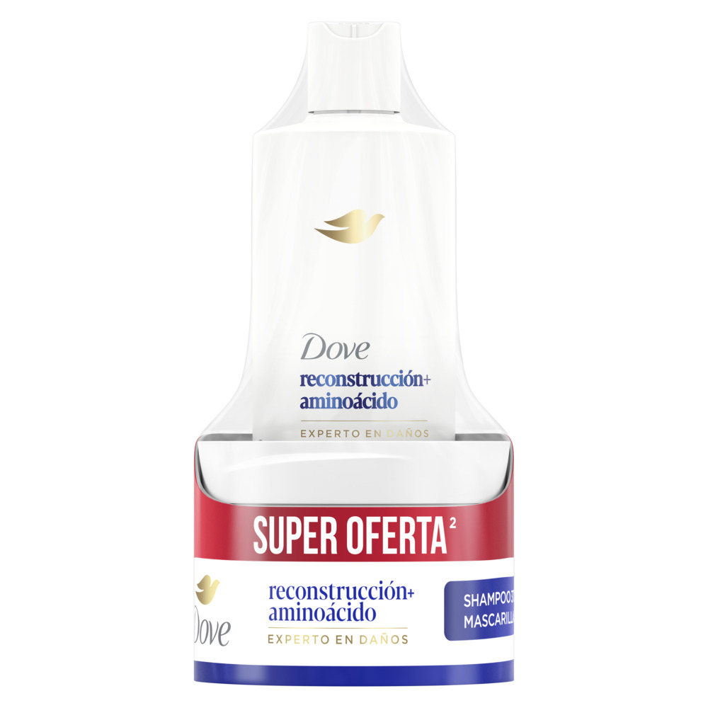 Shampoo Dove Reconstrucción + Aminoácido 370Ml + Tratamiento 300Ml