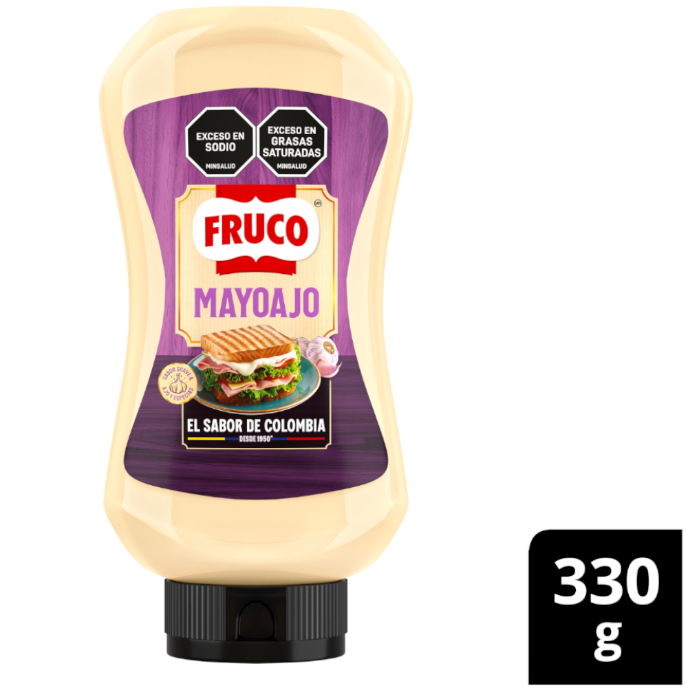 Salsa Mayoajo Fruco Tarro 330Gr