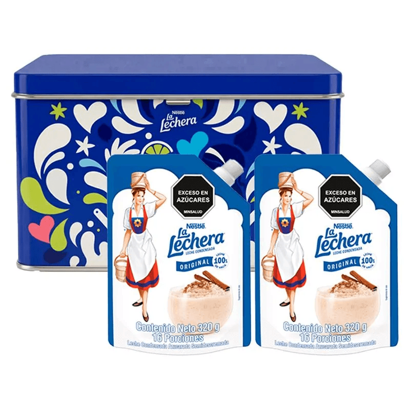Leche Condensada La Lechera Doypack 320Gr 2 Unidades Gratis Lata