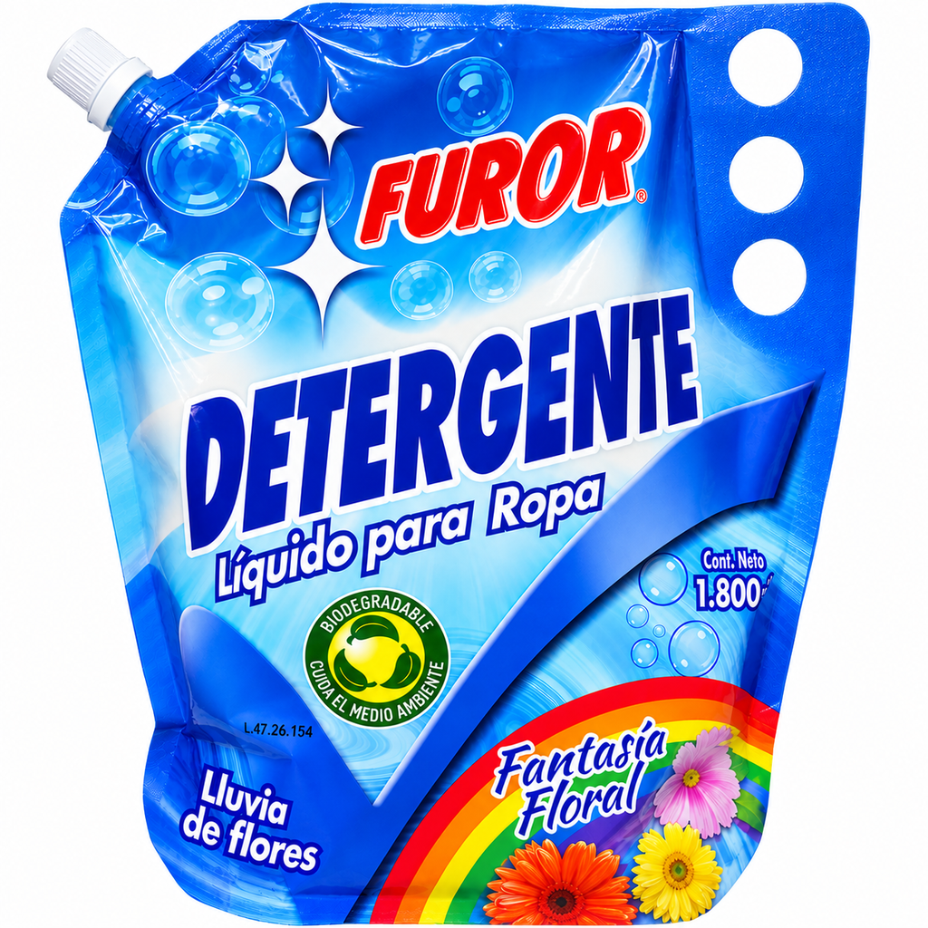 Detergente Líquido Furor 1800Ml