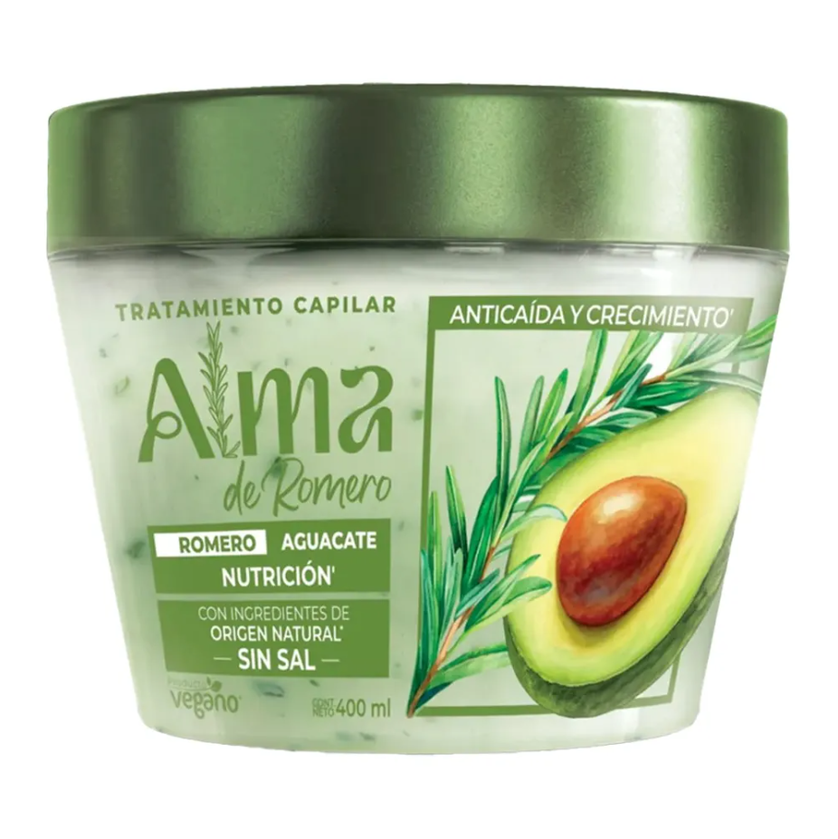 Tratamiento Alma De Romero Aguacate 400Ml