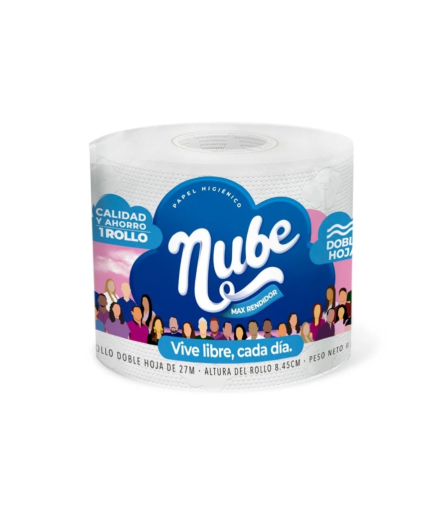 Papel Higiénico Nube Max Rendidor 1 Unidad 