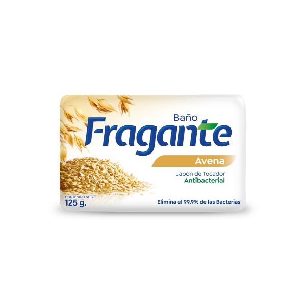 Jabón Fragante Avena Barra 125Gr