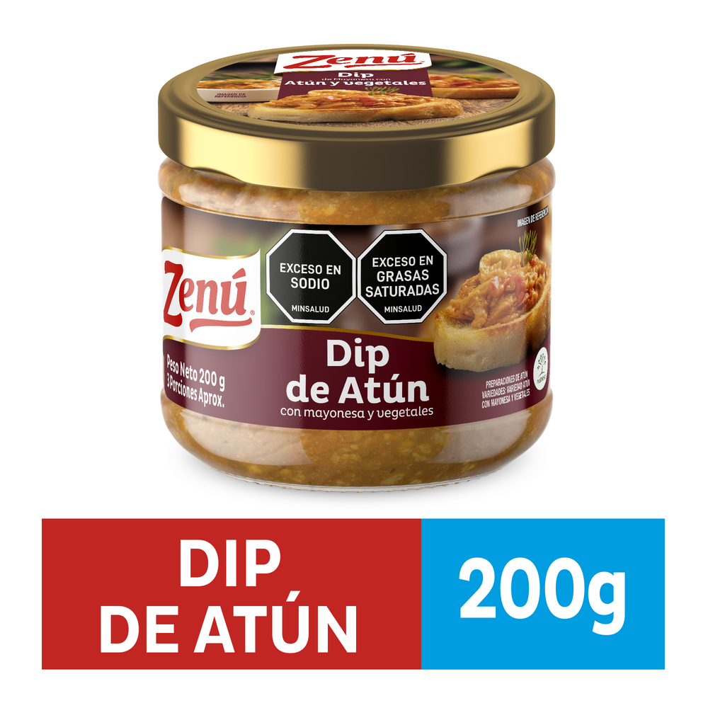 Dip Atún Zenú Mayonesa Y Vegetales Frasco 200Gr