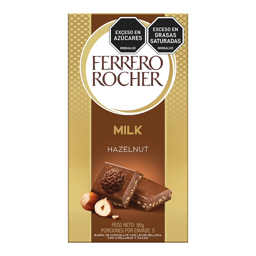 Barra De Chocolate Ferrero Milk 90Gr