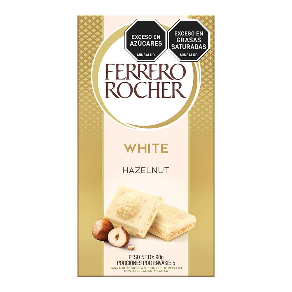 Barra De Chocolate Ferrero White 90Gr