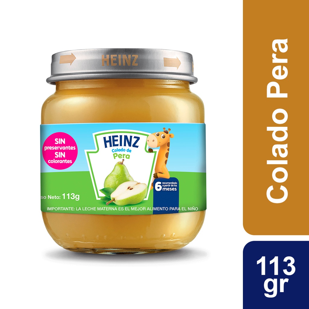 Compota Heinz Pera 113Gr