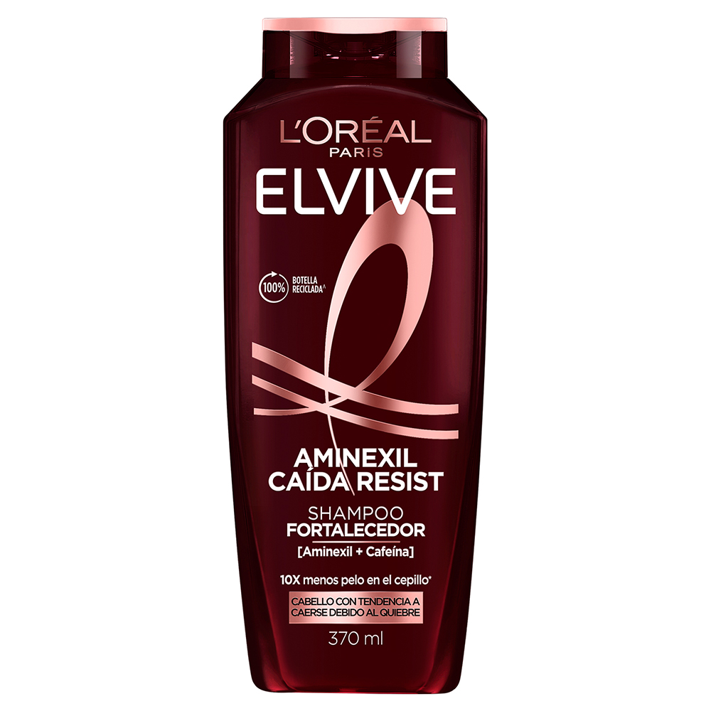 Shampoo Elvive Aminexil Caída Resist 370Ml