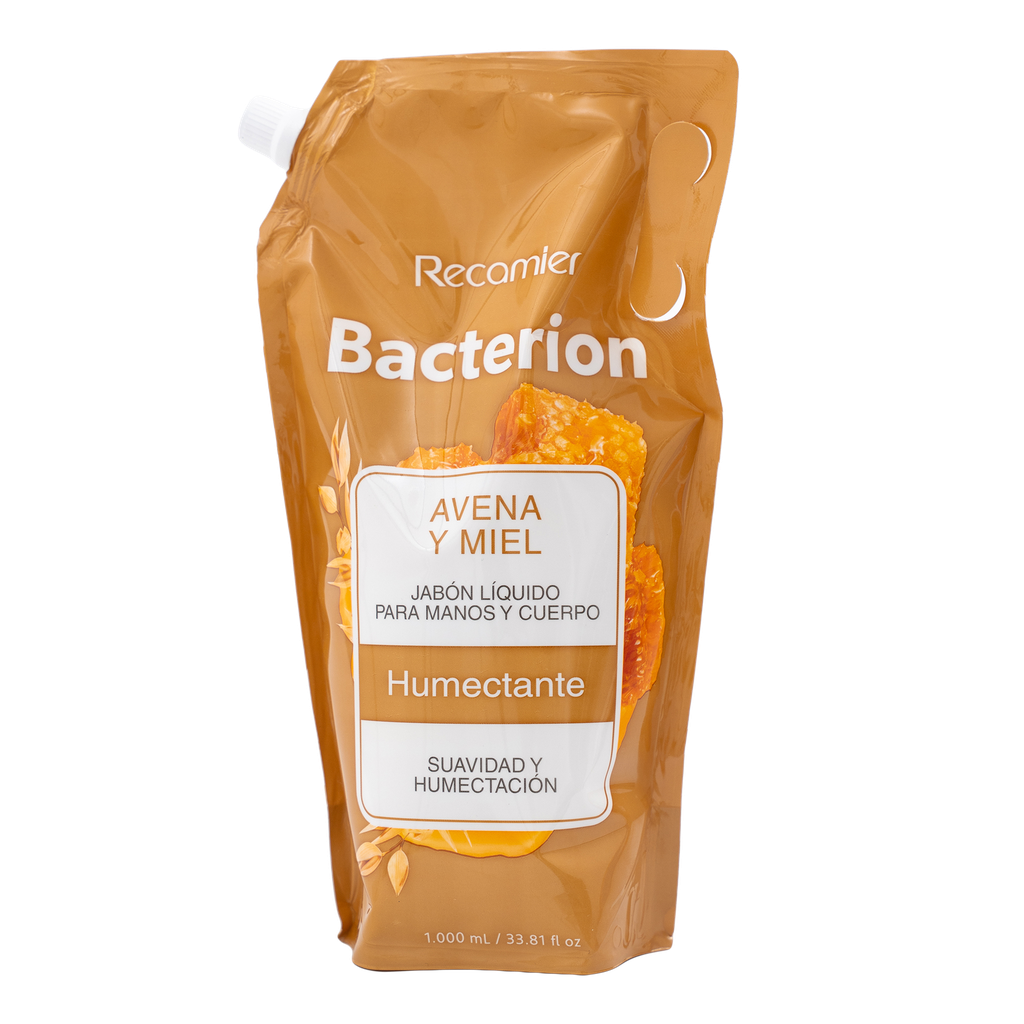 Jabón Líquido Bacterión Avena Y Miel Humectante Doypack 1000Ml