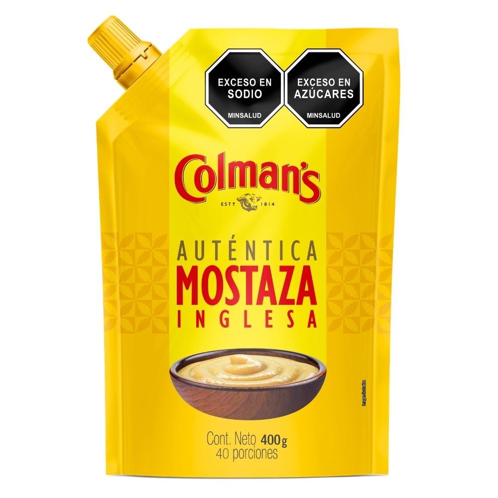 Mostaza Inglesa Colman's Doypack 400Gr