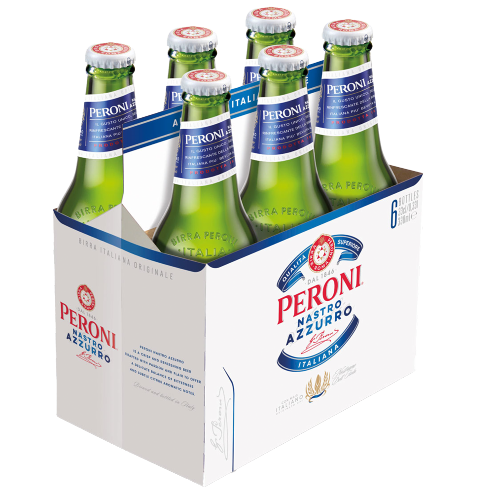 Cerveza Peroni Botella 330Ml 6 Unidades