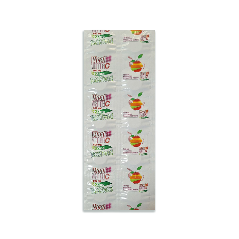 Vitamina C Vical Tutti Frutti + Zinc Sachet 10 Unidades