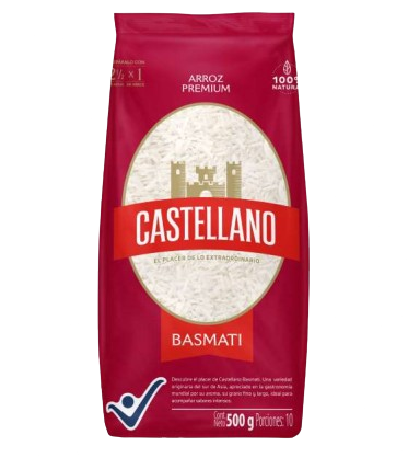 Arroz Castellano Basmati 500Gr