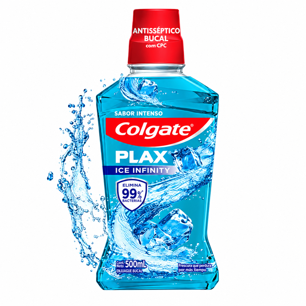 Enjuague Bucal Colgate Plax Ice Infinity 500Ml