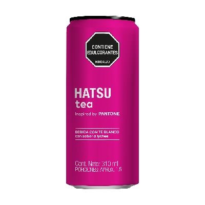 Té Hatsu Lychee Rosa Lata 310Ml
