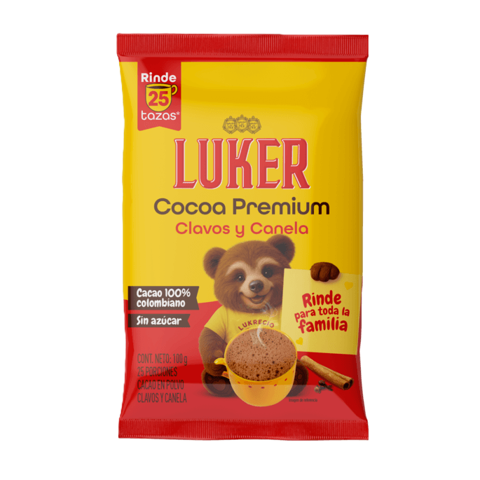 Cocoa Luker Premium Clavos Y Canela Bolsa 100Gr