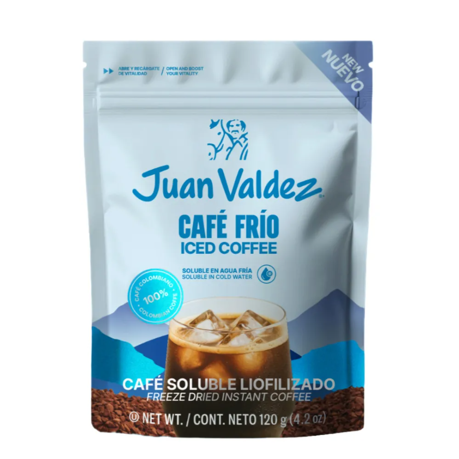 Café Juan Valdez Soluble Frío Liofilizado 120Gr