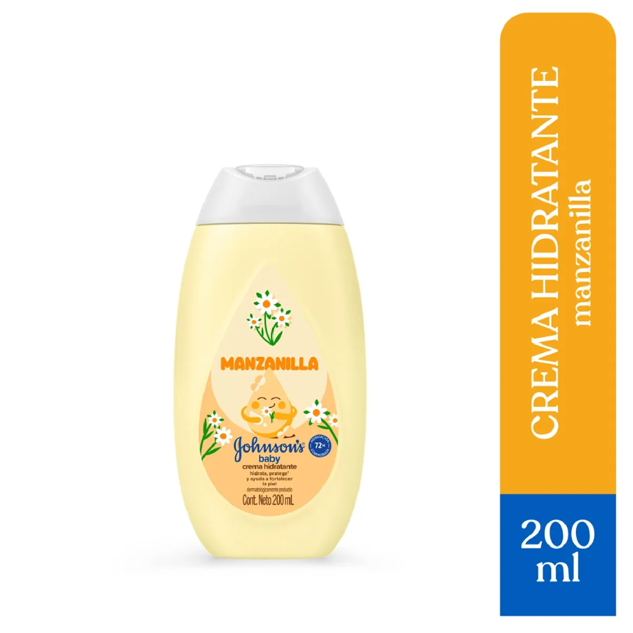 Crema Hidratante Johnson's Baby Manzanilla 200Ml 