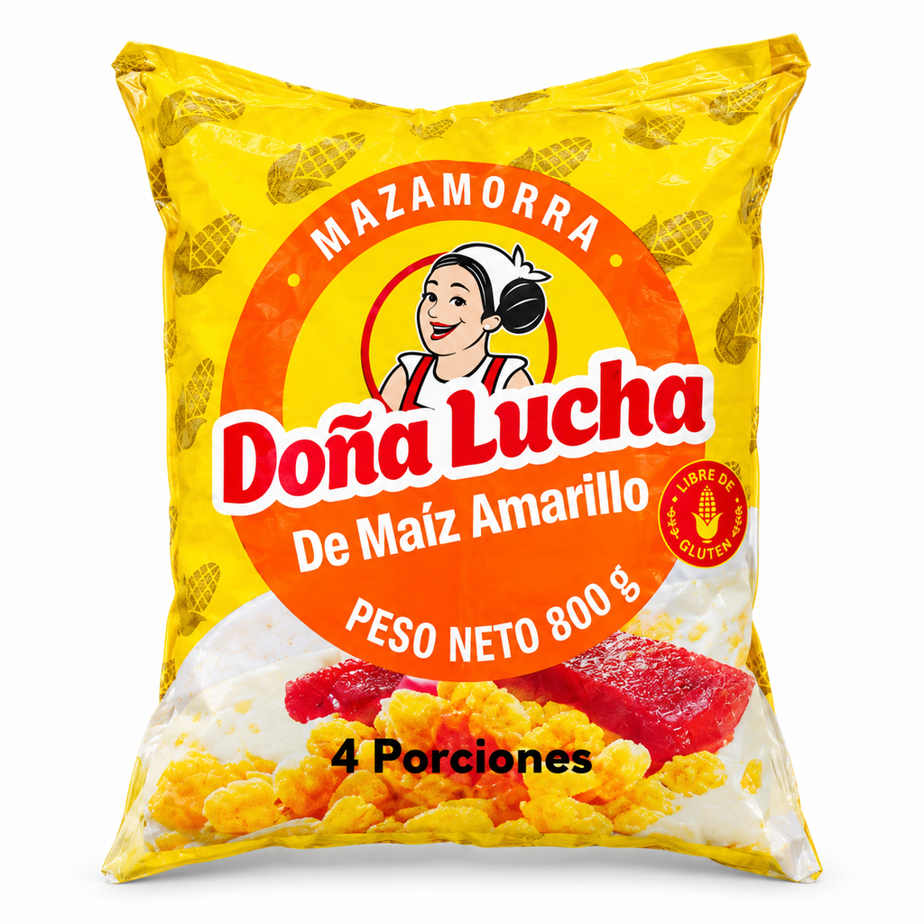 Mazamorra Doña Lucha Maíz Amarillo Bolsa 800Gr