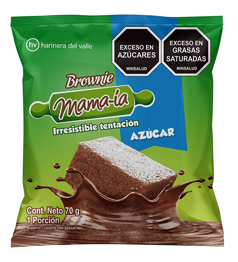 Brownie Mama-Ia Azúcar 70Gr