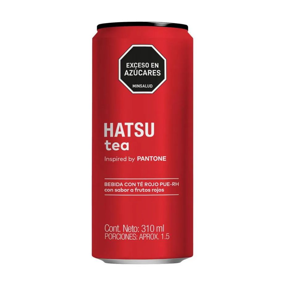 Té Hatsu Rojo Frutos Rojos Lata 310Ml