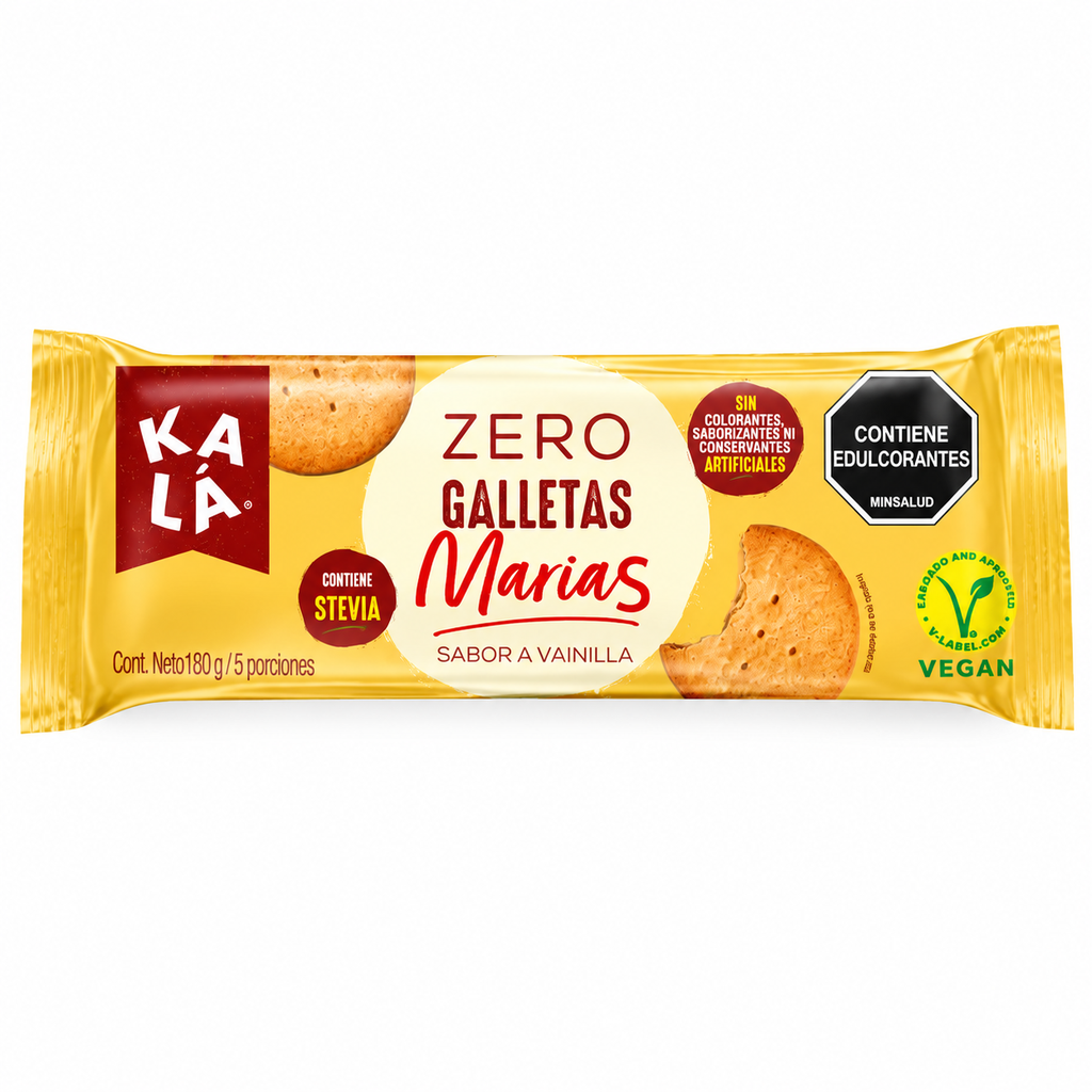 Galletas Kalá Zero Marias Vainilla 180Gr