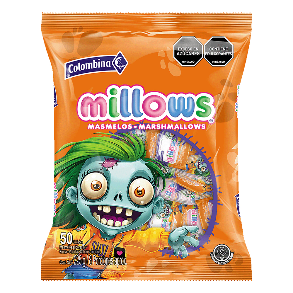 Masmelos Millows Halloween 225Gr