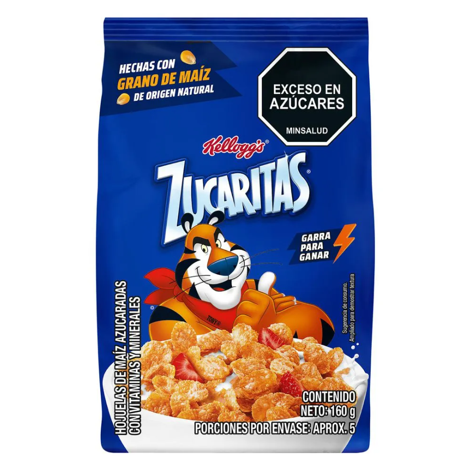 Cereal Zucaritas Kellogg's Bolsa 160Gr