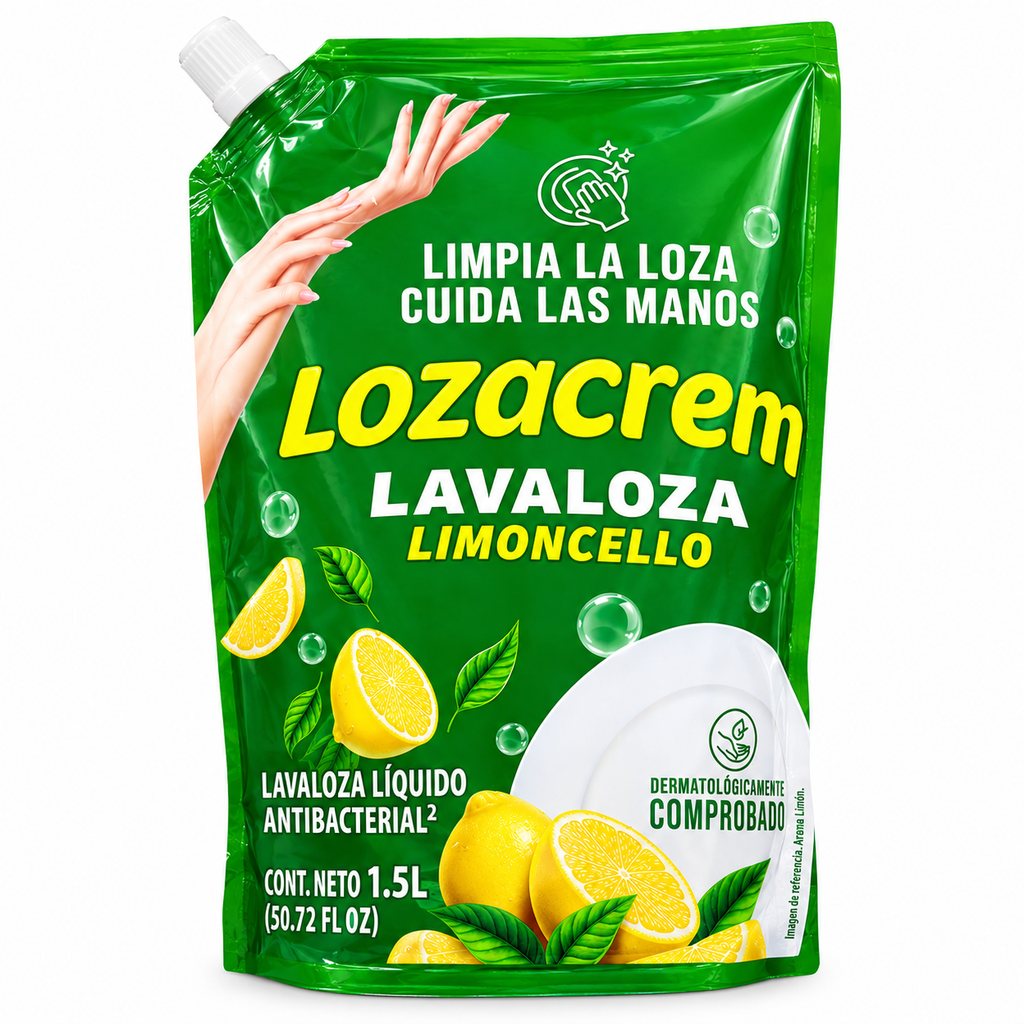 Lavaloza Lozacrem Limoncello Líquido Doypack 1.5L