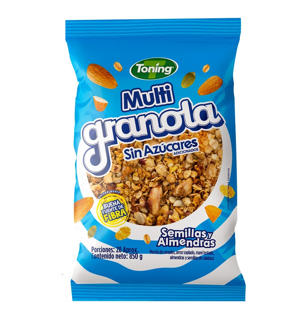 Multigranola Toning Sin Azúcar 850Gr