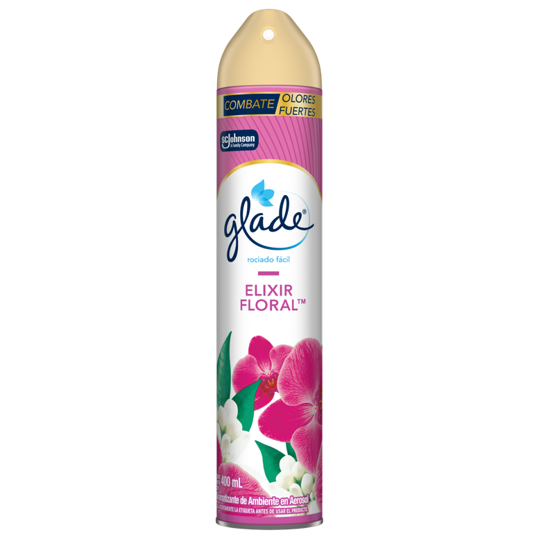 Ambientador Glade Elixir Floral Spray 400Ml