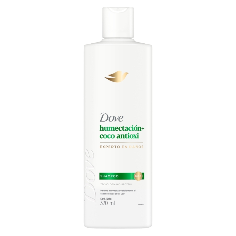 Shampoo Dove Humectación + Coco Antioxidante 370Ml