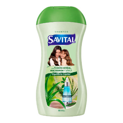 Shampoo Savital Fusión Herbal 510Ml