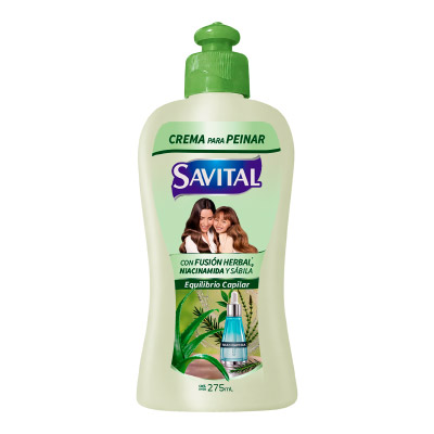 Crema De Peinar Savital Fusión Herbal 275Ml
