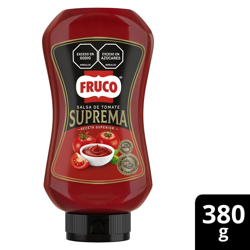 Salsa De Tomate Fruco Suprema Pet 380Gr