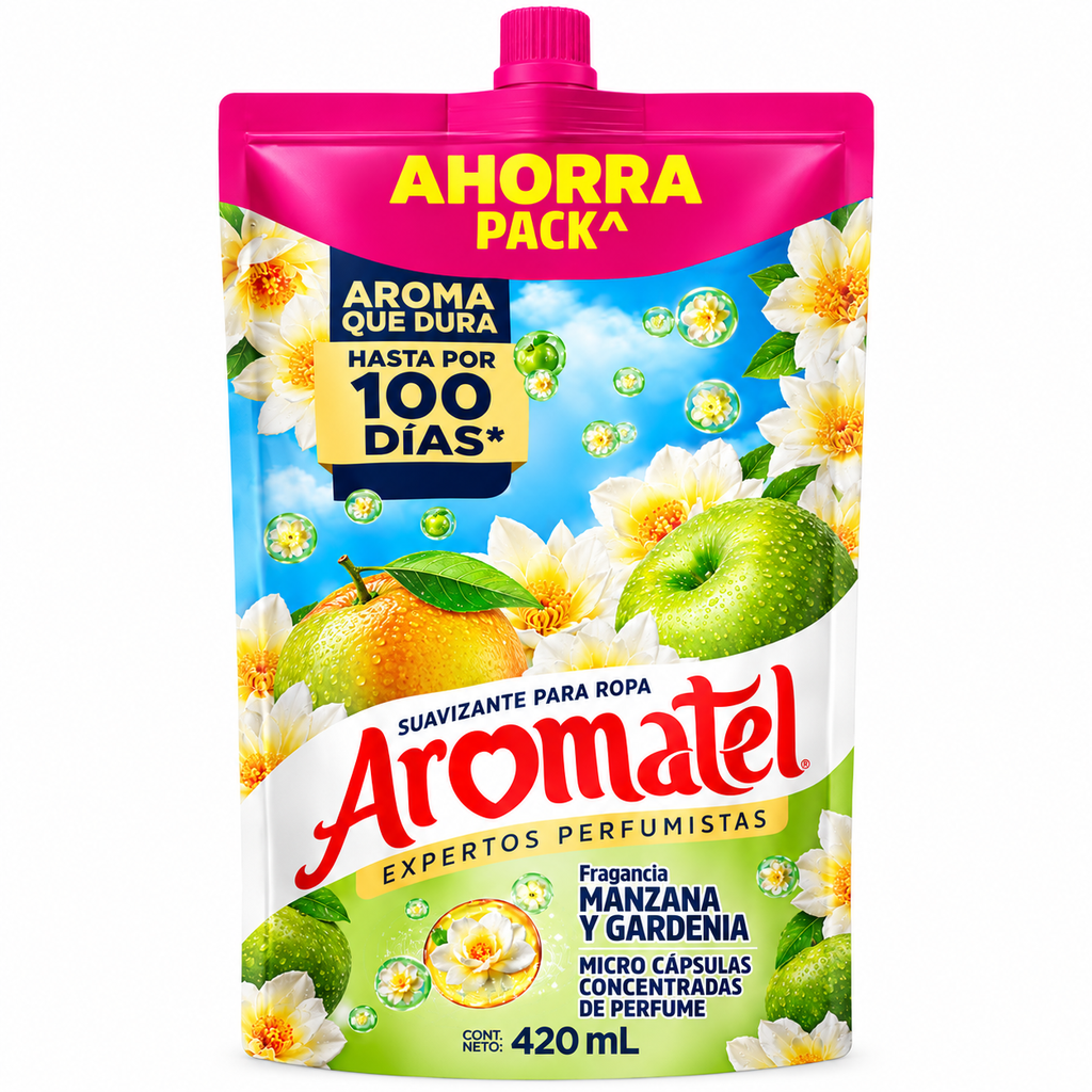Aromatel Manzana Gardenia Doypack 420Ml